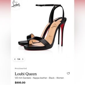Louboutin Strappy heels - Queen 120mm Nappa